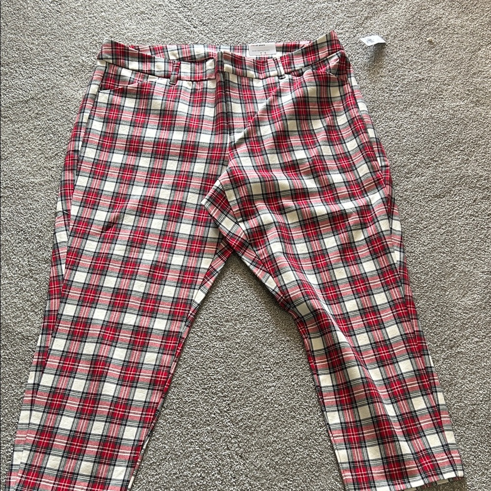 Old Navy Red and White Plaid Kids Bottoms